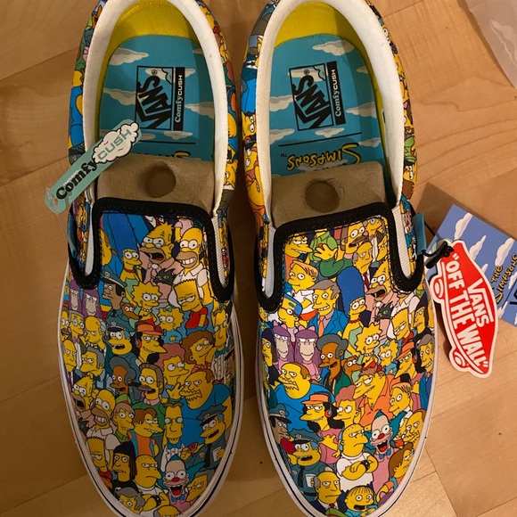 COPY - Simpson’s x Vans comfy-Cush slip-ons - Picture 1 of 5